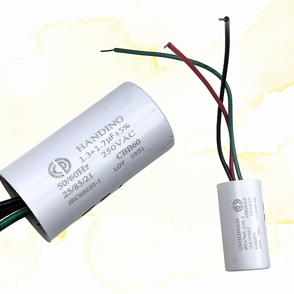 CAPACITOR 1.3+1.7 MF 250V - VENTILADOR DE TETO MULTIUSO - 0806027