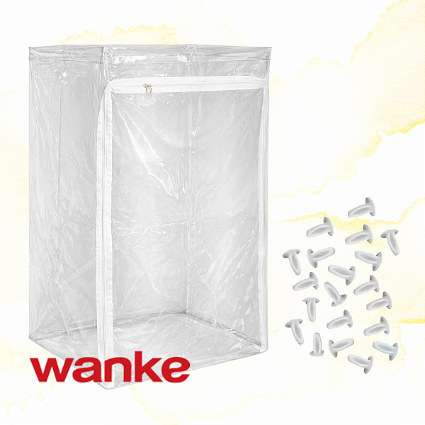 SACO SECADORA WANKE LUANA + 20 CLIPS - CÂMARA EM PVC C/ ZÍPER