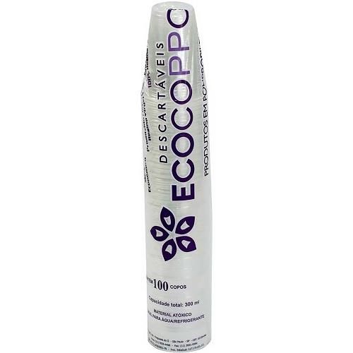 COPO 300ML PP TRANSPARENTE - ECOCOPPO C/100