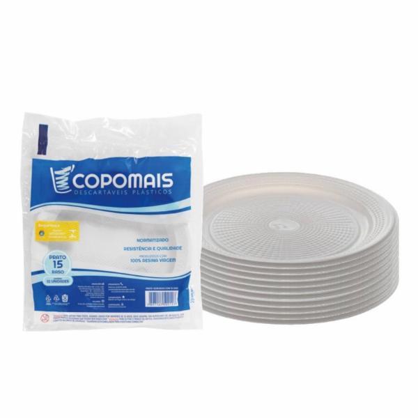 PRATO PLAST 15CM C/10