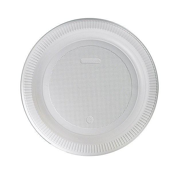 PRATO PLASTICO BRANCO 26CM C/10 - KEROCOPPO