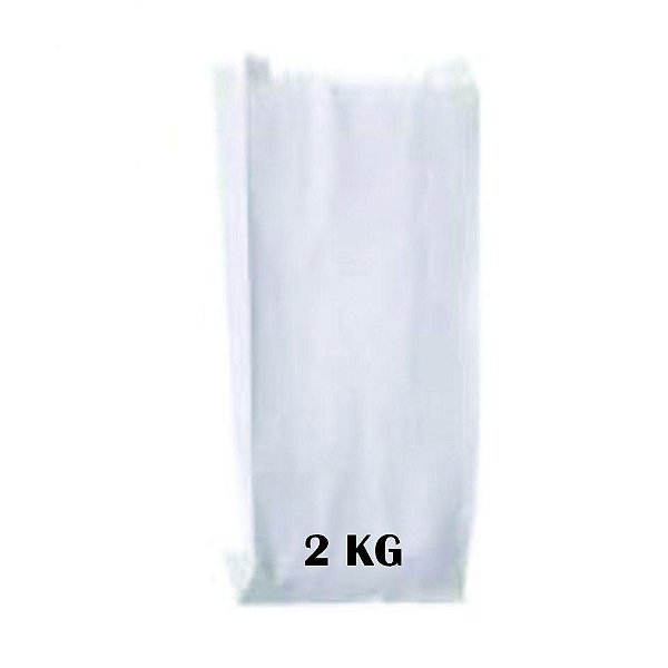 SACO DE PAPEL 2KG MONO BRANCO C/500 - RIO BRANCO