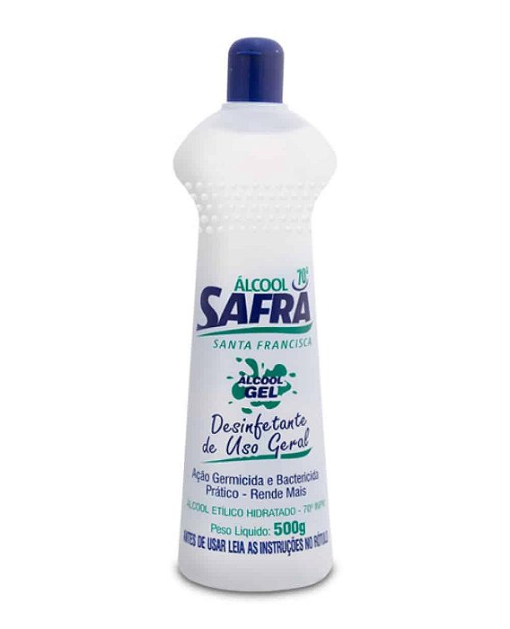 ALCOOL GEL 70 P/ LIMPEZA DE SUPERFICIES C/ 500G- EVEREST