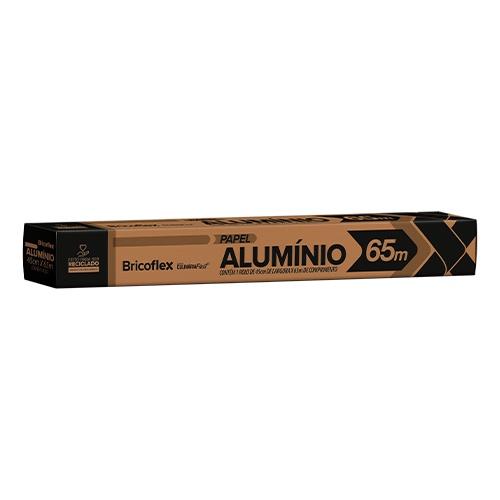 PAPEL ALUMINIO 0,45 X 65 MTS - BRICOFLEX