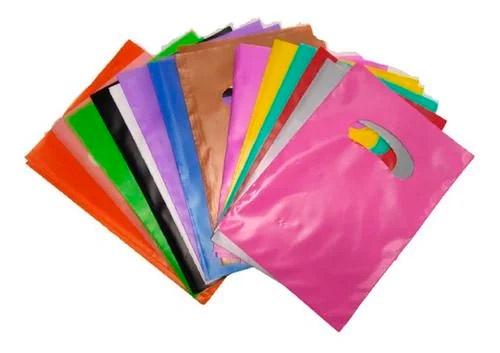 SACOLA PLASTICA COLORIDA 30X45