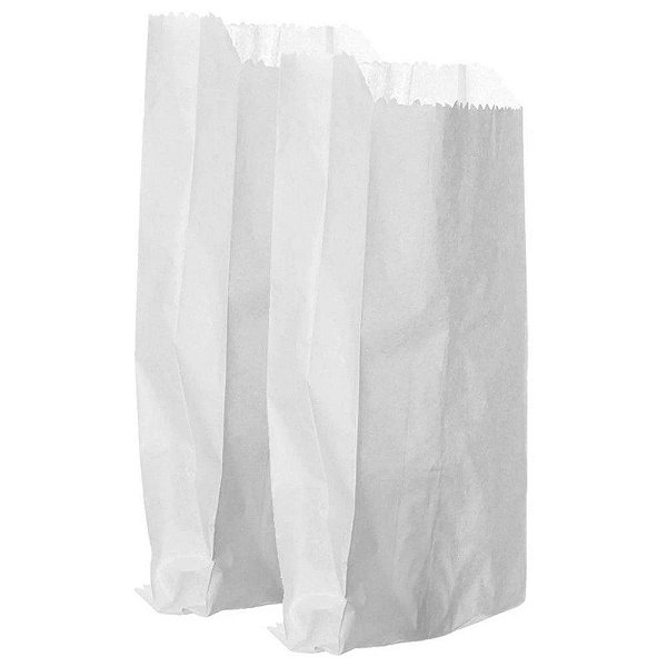 SACO PAPEL BRANCO 1KG 10X26 CM - C/500