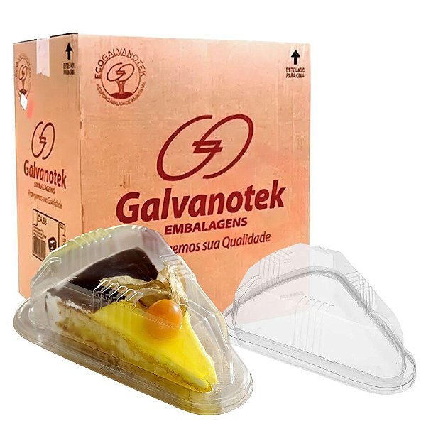 EMBALAGEM FATIA DE TORTA CR CX C/300 G630 - GALVANOTEK