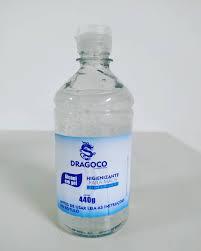 ALCOOL GEL 70+K594 P/ AS MAOS C/ 500 ML PUMP- DRAGOCO