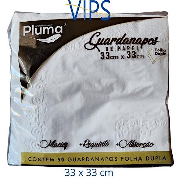 GUARDANAPO PREMIUM 33X33 FOLHA DUPLA C/50 - LEAL