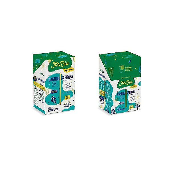 CANUDO PLASTICO BIO TRANSPARENTE SACHET 6MMX19CM CX BOX C/500 - STRAW