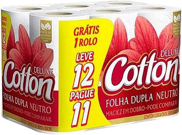 PAPEL HIG COTTON FOLHA DUPLA C/72UND