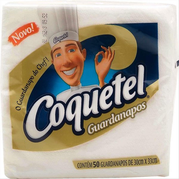 GUARDANAPO 30X33 C/50 COQUETEL