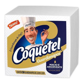 GUARDANAPO 22X23 C/50 COQUETEL