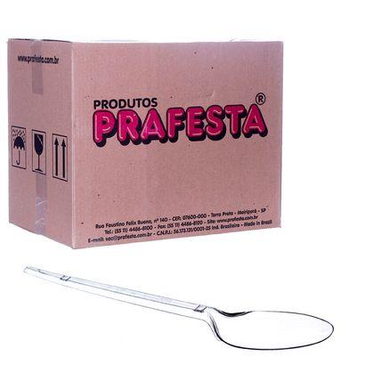 COLHER LEVE REFEICAO CRISTAL CX C/1000 - PRAFESTA