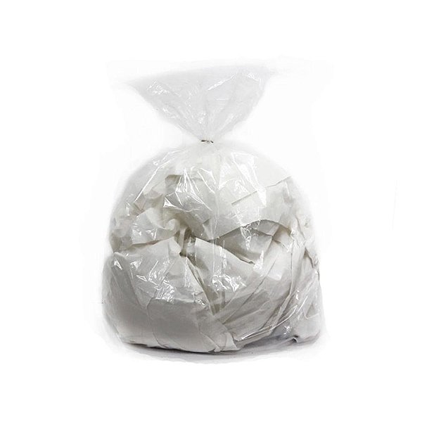 SACO DE LIXO TRANSPARENTE 40LTS C/100