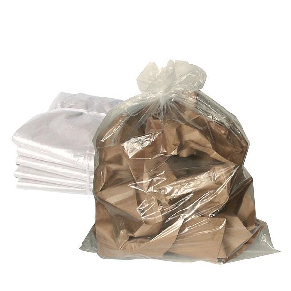 SACO PLASTICO TRANSPARENTE 100 LT C/100