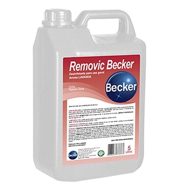 DETERGENTE/DESINFETANTE BACT. REMOVIC BECKER LAVANDA 5L (PA1832) -  BECKER