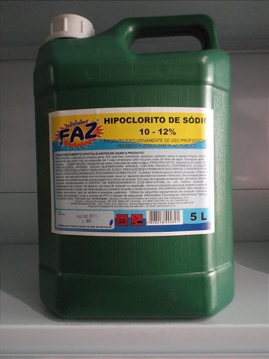 HIPOCLORITO 5% MEGA BOR