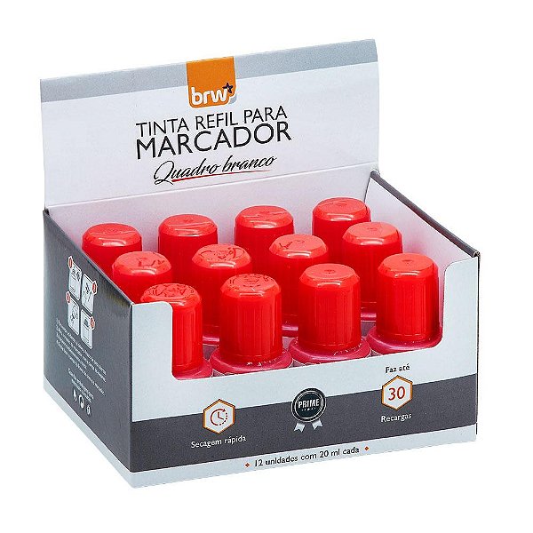REFIL VERMELHO P/ MARCADOR DE QUADRO BRANCO