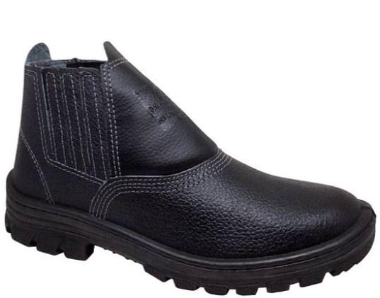 BOTINA DE COURO ELASTICO S/BICO PVC N46 CA 17137 - CARTOM