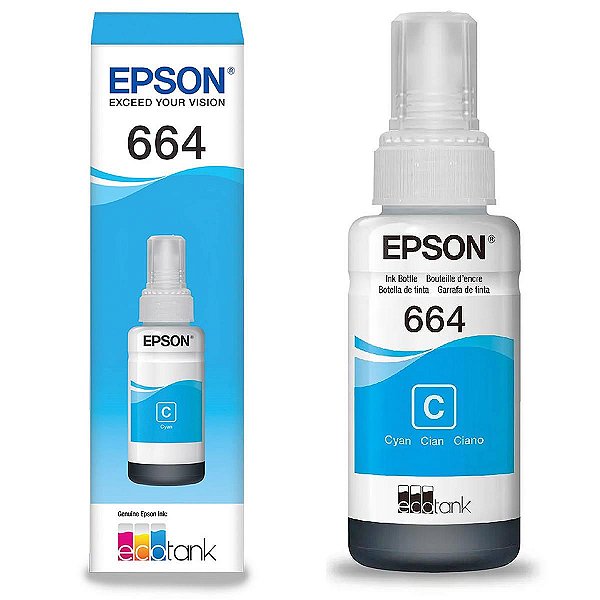 TINTA CIANO P/ IMPRESSORA 70ML - EPSON