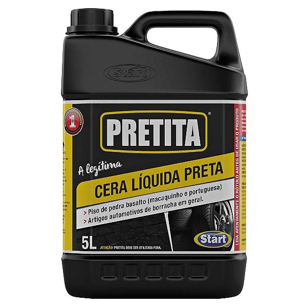 CERA LIQUIDA PRETA 5LTS - HIPERQUIMICA