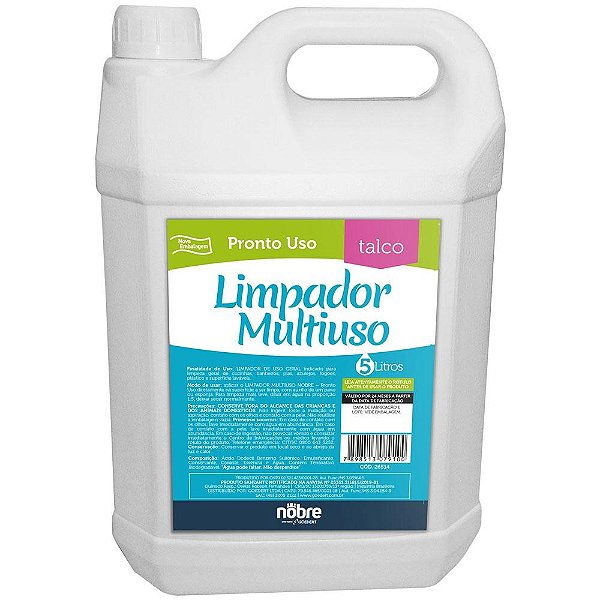 LIMPADOR PERFUMADO CONCENTRADO TALCO 5L - UP PRO NOBRE