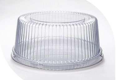 EMBALAGEM P/ BOLO REDONDA 260X260X90 BRANCA CX C/50 - PF50M - PACKFORM