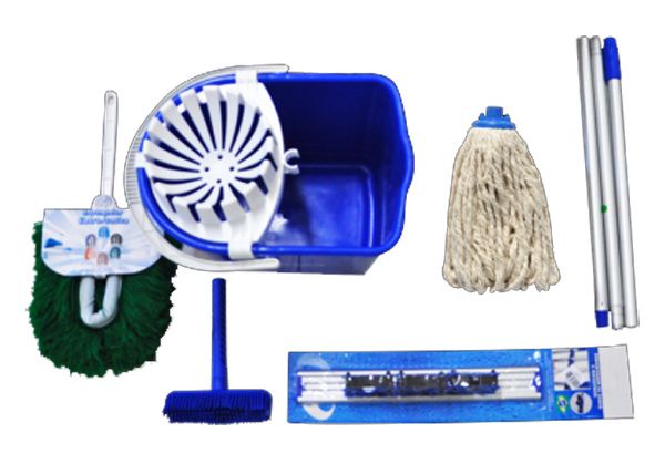 KIT 5 MOPINHO AZUL - BRALIMPIA