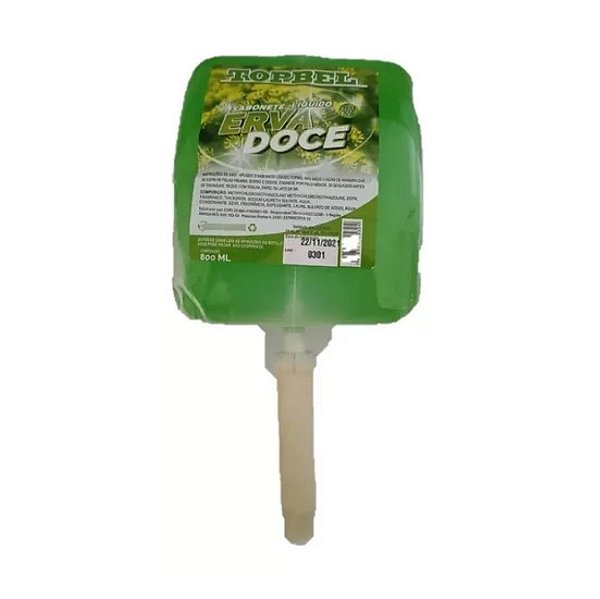 SABONETE ESPUMA ERVA DOCE 800ML - TOPBEL