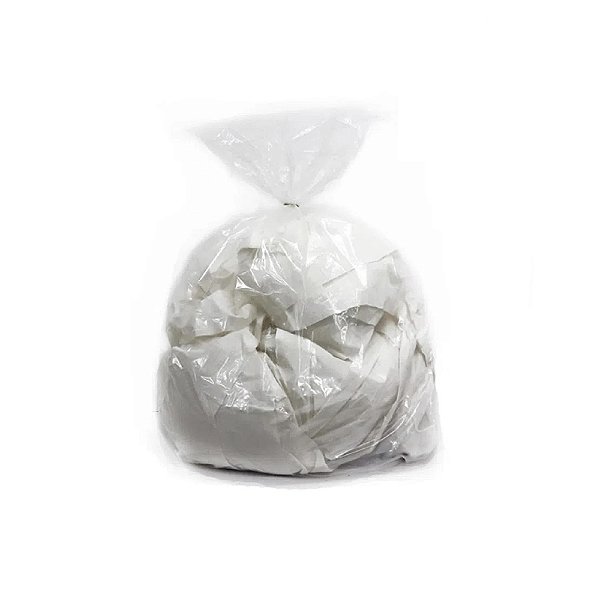 SACO DE LIXO TRANSPARENTE 100LTS LEVE C/100 ( ETIQUETA BEGE)