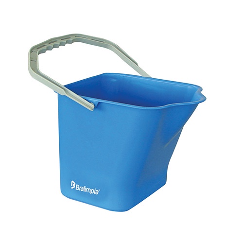 BALDE 15L C/ALCA AZUL- BRALIMPIA