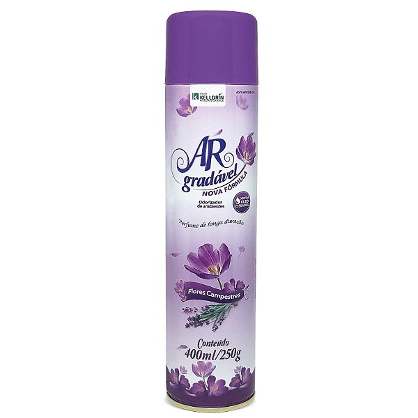 AROMATIZANTE AEROSOL FLORES CAMPESTRES 400ML - AR GRADAVEL  KELLDRIN