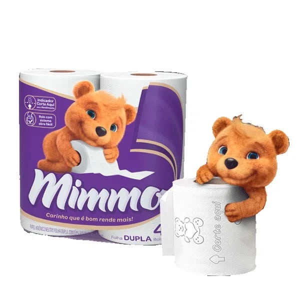 PAPEL HIGIENICO FOLHA DUPLA - MIMMO - PCT C/04