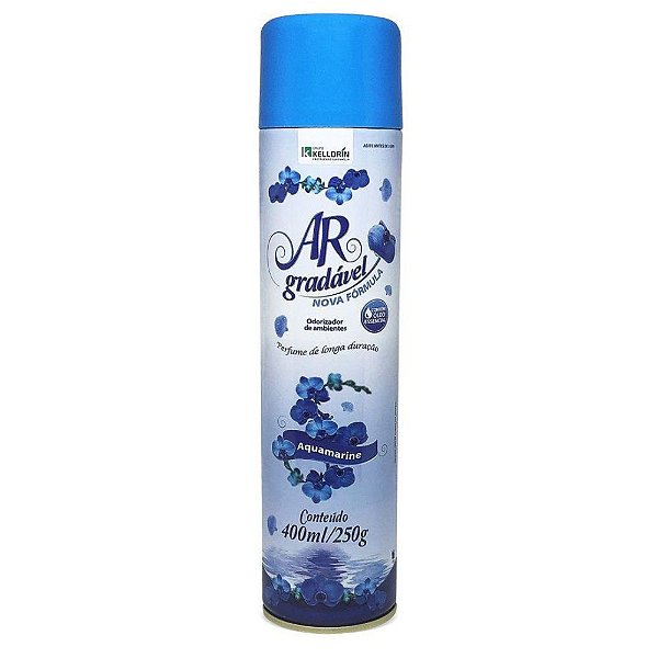 AROMATIZANTE AEROSOL ACQUAMARINE 400ML - AR GRADAVEL  KELLDRIN