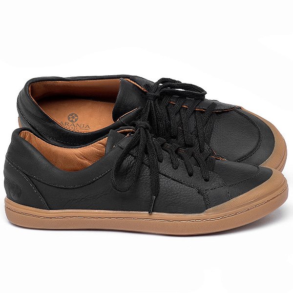 SAPATO CANO BAIXO PRETO (44)