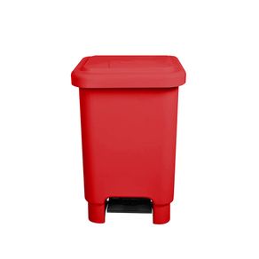 LIXEIRA VERMELHA C/ PEDAL 25LTS