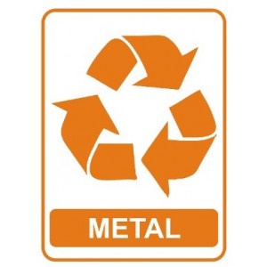 ADESIVO P/ COLETA SELETIVA - METAIS