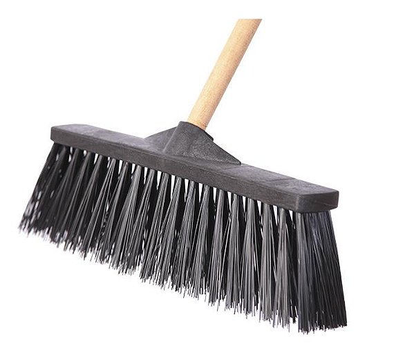 VASSOURA GARI BASE PLASTICA 40 CM C/ CABO 1,20 MUITO