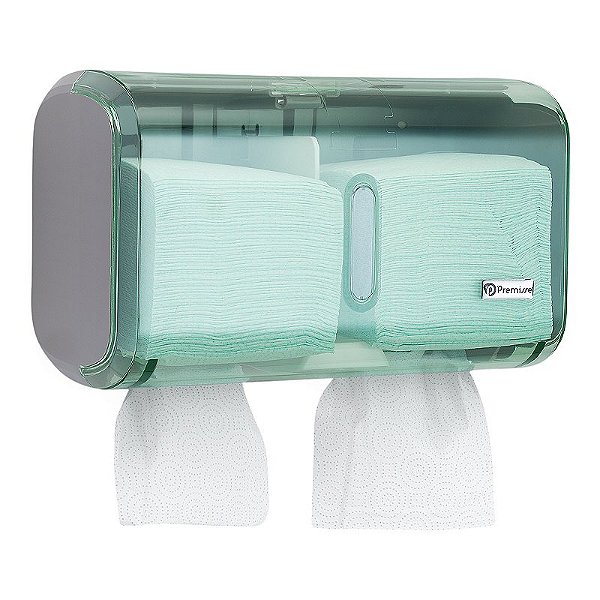 DISPENSER P/PAPEL HIGIENICO CAI CAI GLASS VERDE - INVOQ PREMISSE