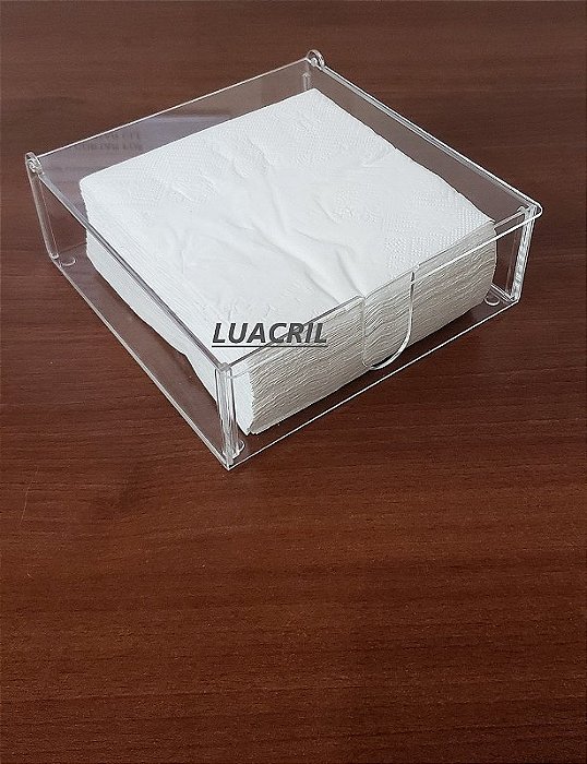 DISPENSER P/ GUARDANAPO ACRILICO 14X14X7,3 - ACRILZANO