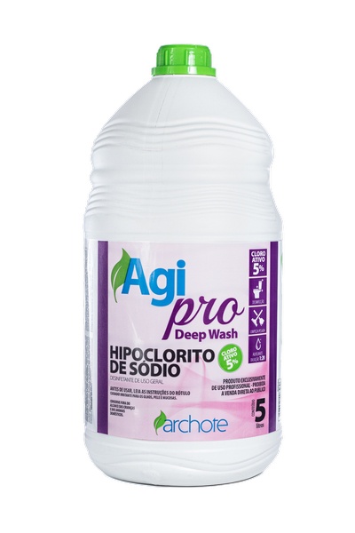 HIPOCLORITO DE SODIO 5% ARCHOTE 5LTS - AGIPRO DEEP WASH