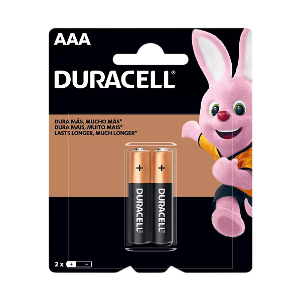 PILHA ALCALINA AAA 1,5V COM 2 UND