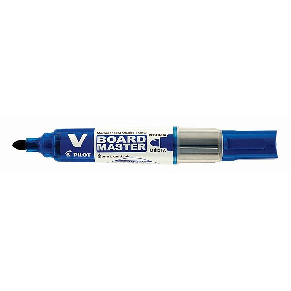 MARCADOR P/ QUADRO BRANCO RECARREGAVEL (V-BOARD MASTER) AZUL - PILOT