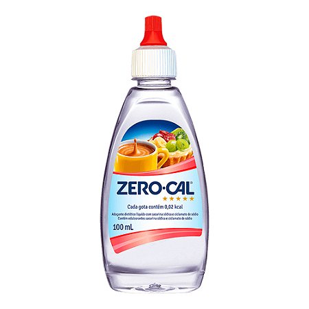 ADOCANTE LIQUIDO C/ SACARINA 100ML - ZERO CAL