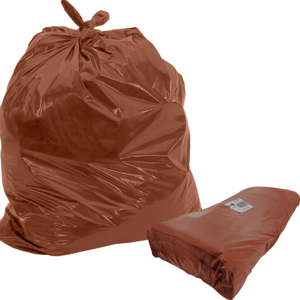 SACO LIXO MARROM 200LTS C/100