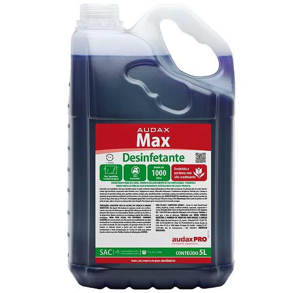 DESINFETANTE MAX LAVANDA 5LTS - AUDAX