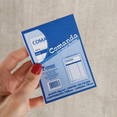 COMANDA BLOCO LISO 78MM X 109MM 1 VIA C/100 - TAMOIO