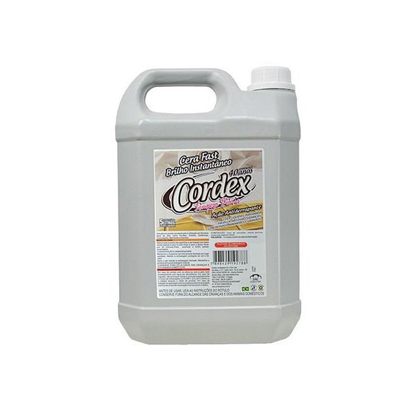CERA LIQUIDA INCOLOR 5LTS - CORDEX
