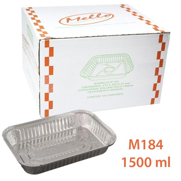 QUENTINHA DE ALUMINIO 184 - 1500ML CX C/100 - MELLO